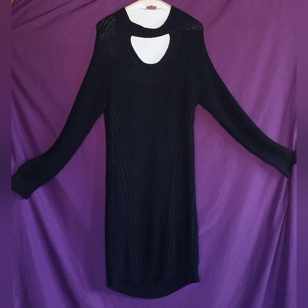 NOBO Black Long Sleeve Dress